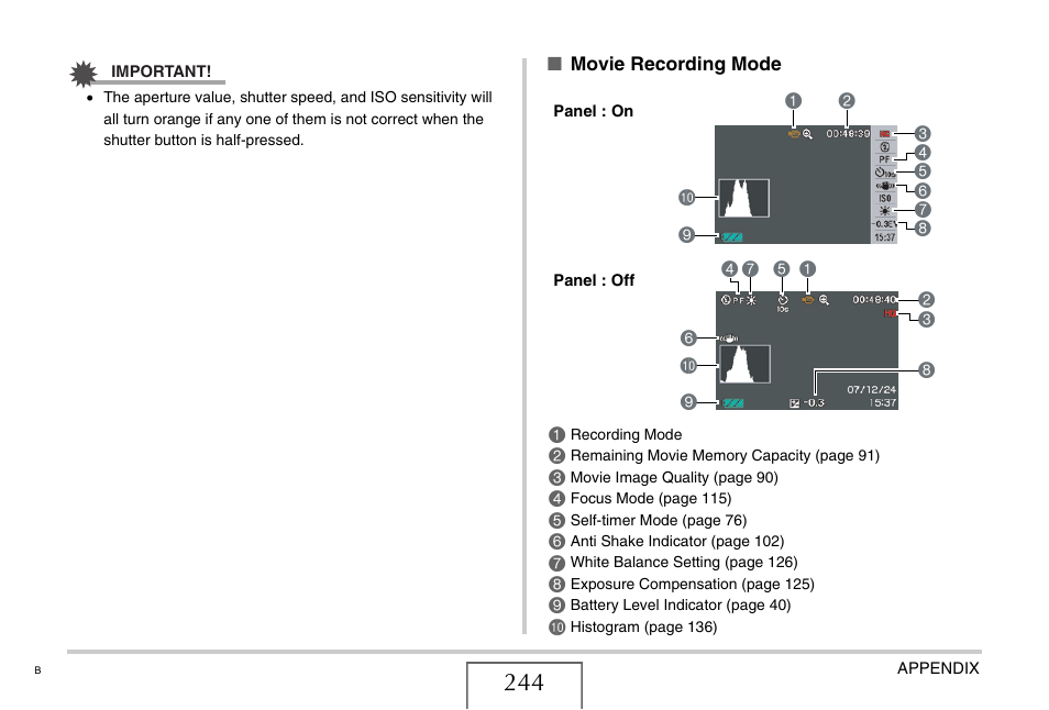 Casio EX-Z12 User Manual | Page 244 / 265