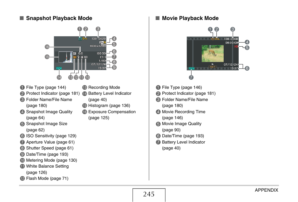Casio EX-Z12 User Manual | Page 245 / 265