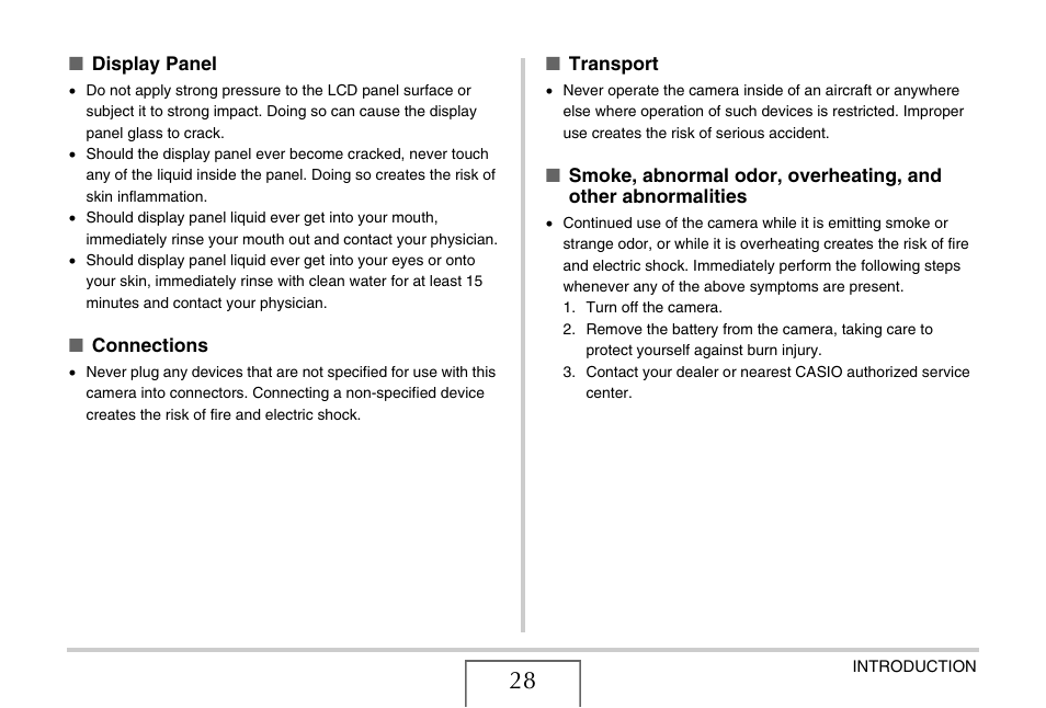 Casio EX-Z12 User Manual | Page 28 / 265