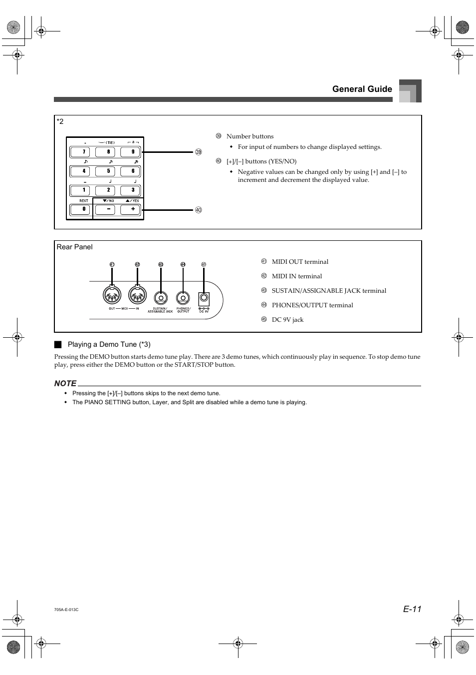 E-11 general guide | Casio CTK-691 User Manual | Page 13 / 122