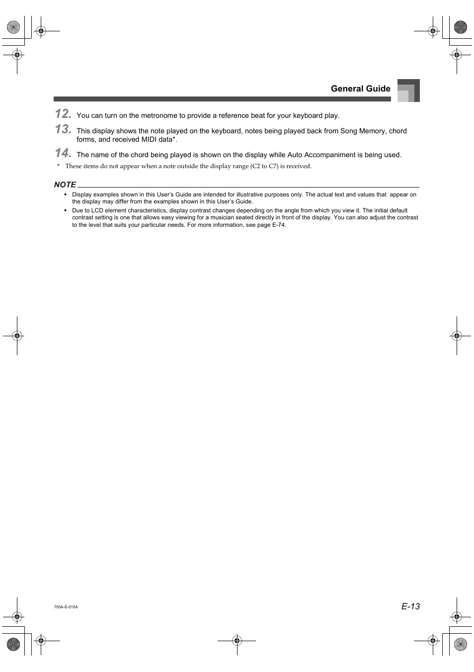 Casio CTK-691 User Manual | Page 15 / 122