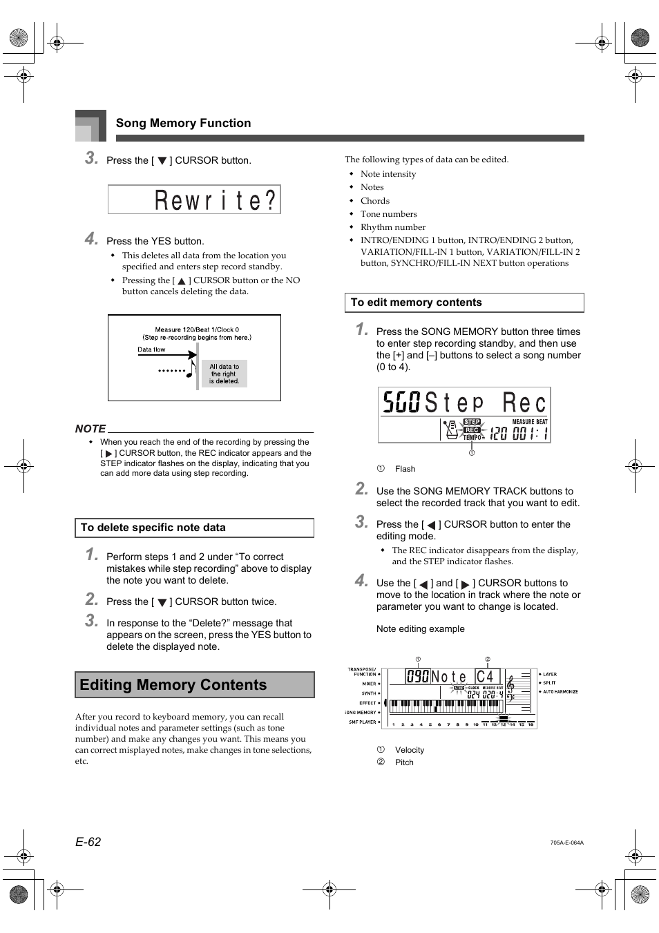 Casio CTK-691 User Manual | Page 64 / 122