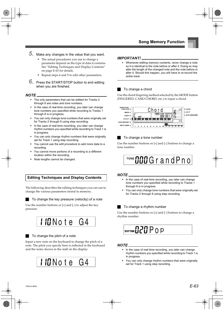Casio CTK-691 User Manual | Page 65 / 122