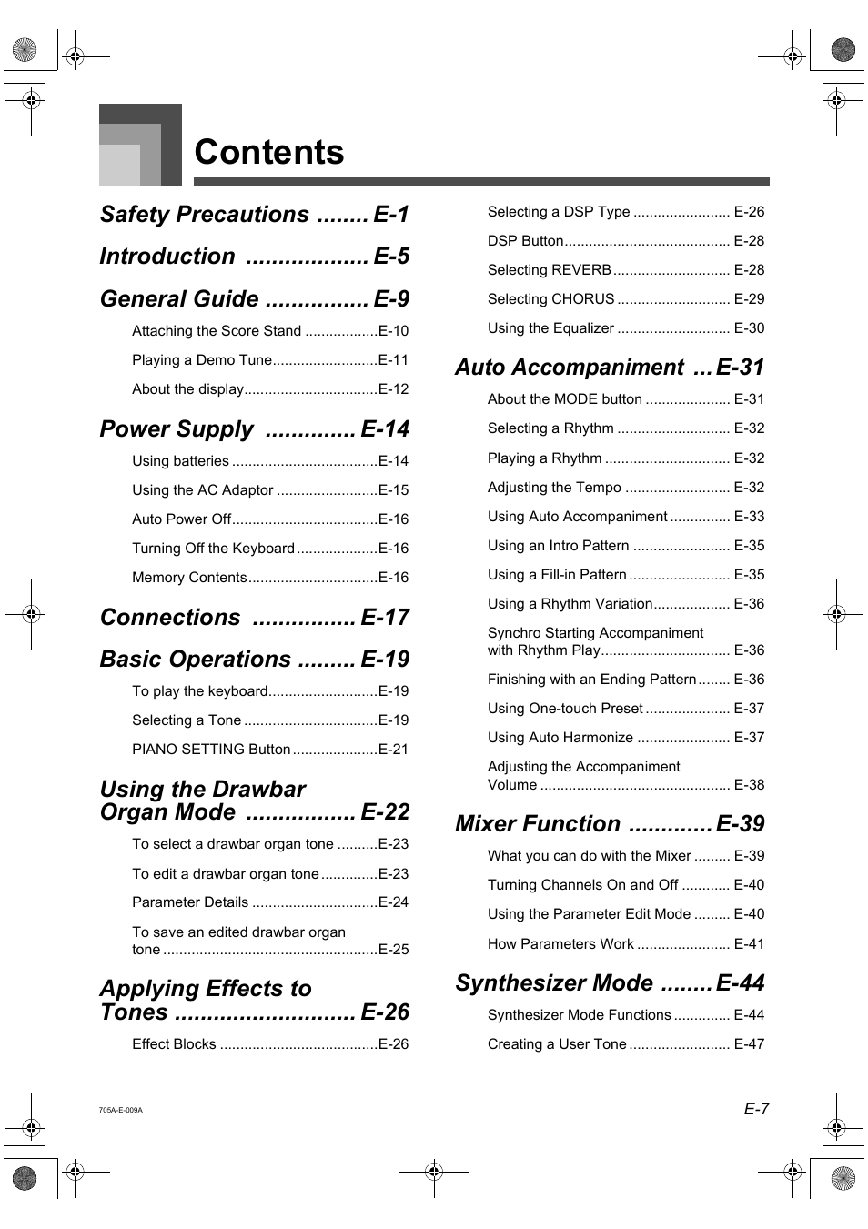 Casio CTK-691 User Manual | Page 9 / 122