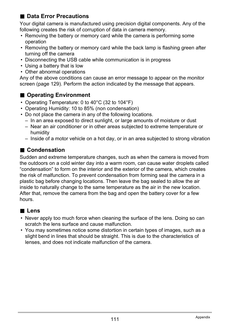 Casio EX-Z155 User Manual | Page 111 / 137