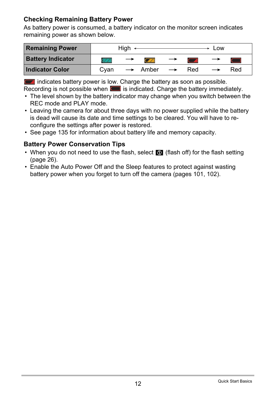 Casio EX-Z155 User Manual | Page 12 / 137