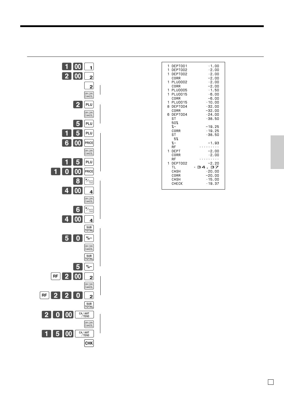 Basic operations and setups | Casio SE-S300 User Manual | Page 43 / 98