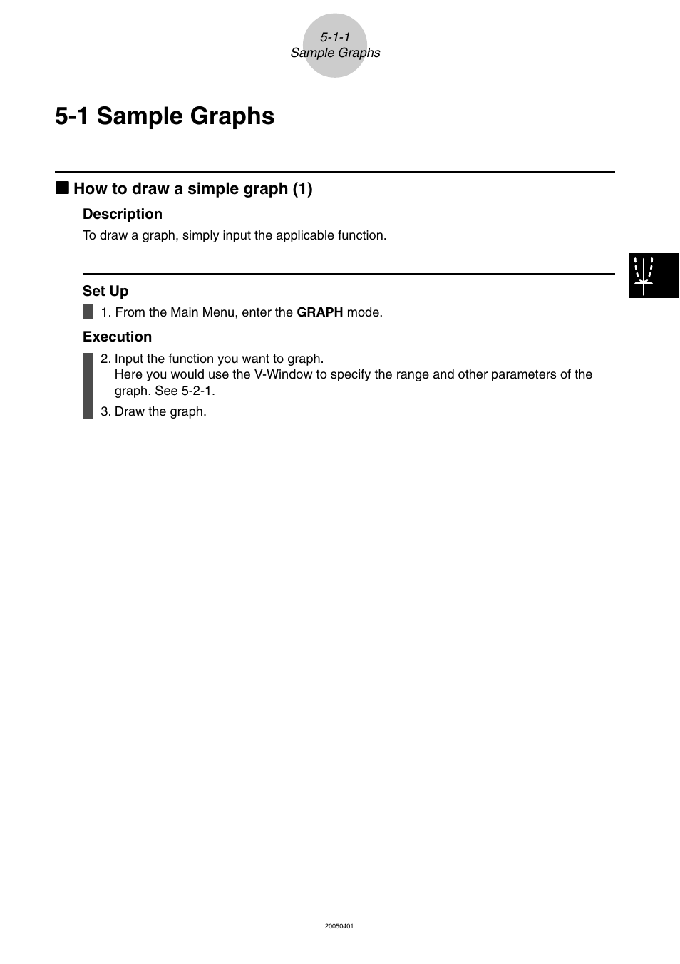 1 sample graphs, Sample graphs -1-1, Sample graphs | Casio fx-9860G SD User Manual | Page 172 / 596