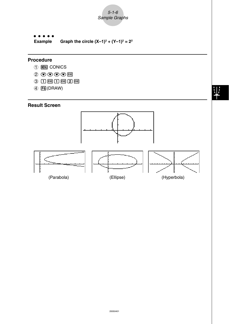 Procedure, Result screen | Casio fx-9860G SD User Manual | Page 177 / 596