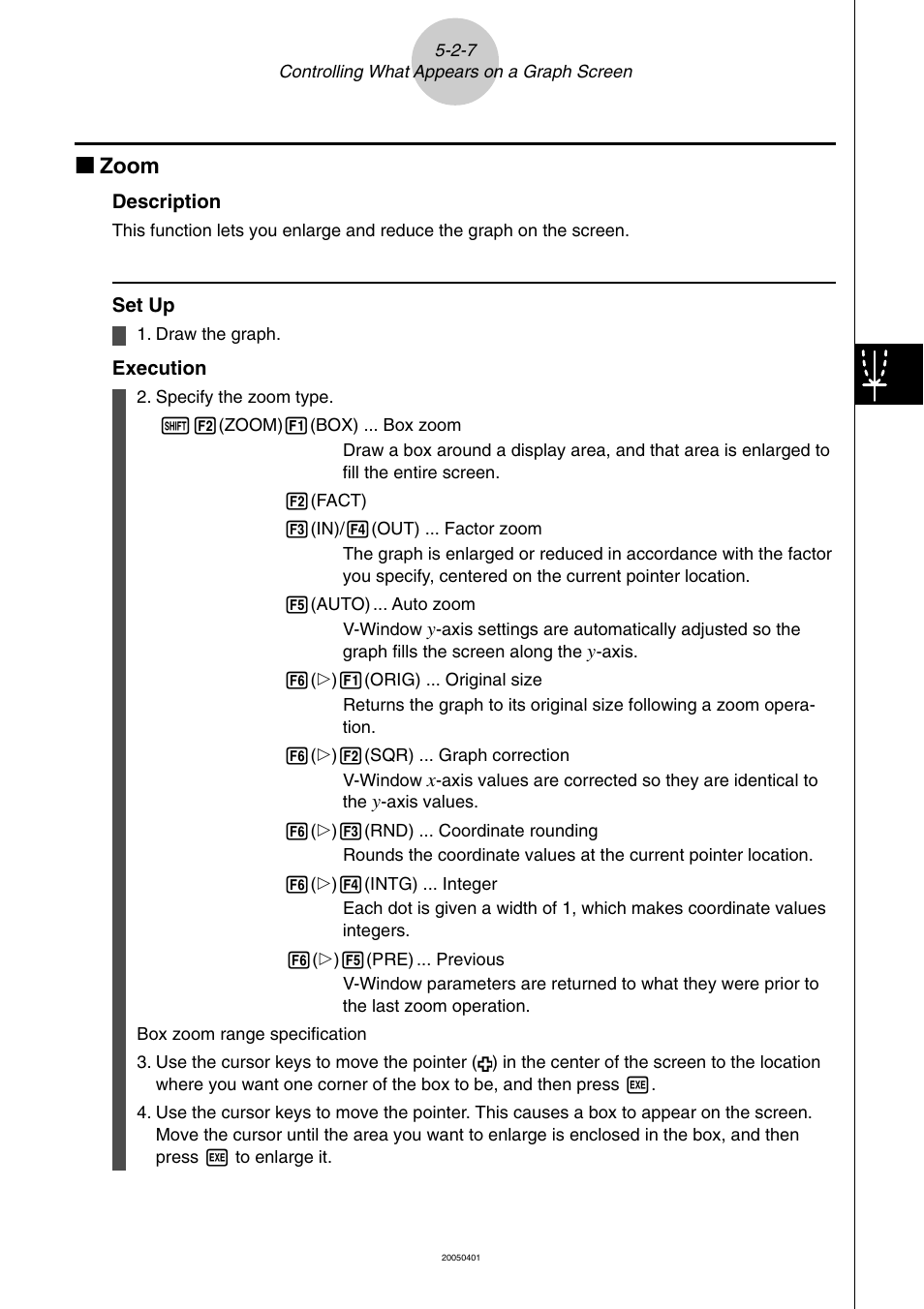 Kk zoom | Casio fx-9860G SD User Manual | Page 186 / 596