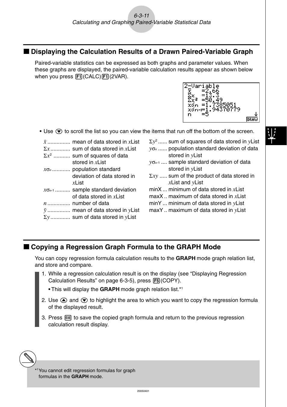 Casio fx-9860G SD User Manual | Page 297 / 596