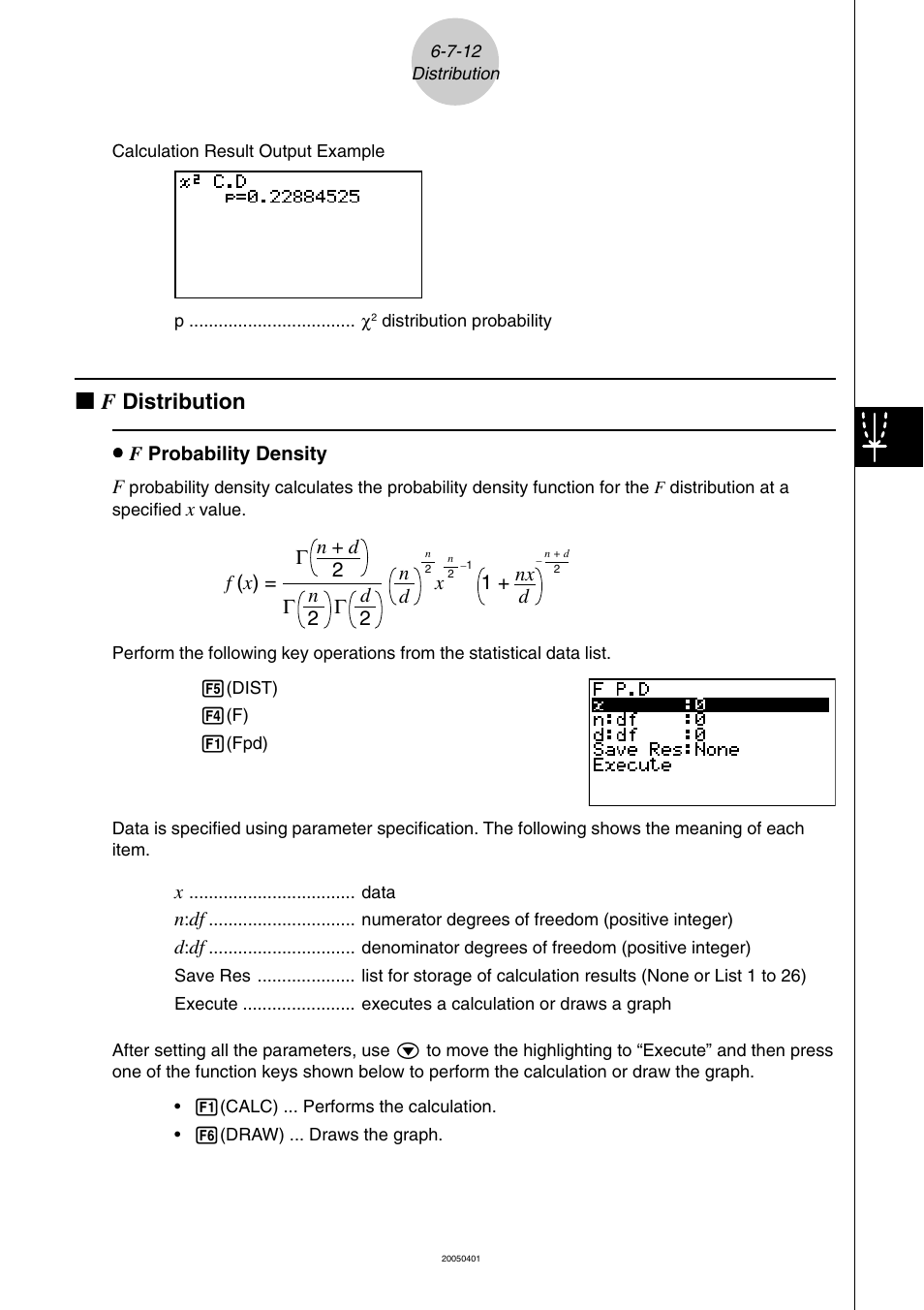 Kk f distribution | Casio fx-9860G SD User Manual | Page 358 / 596