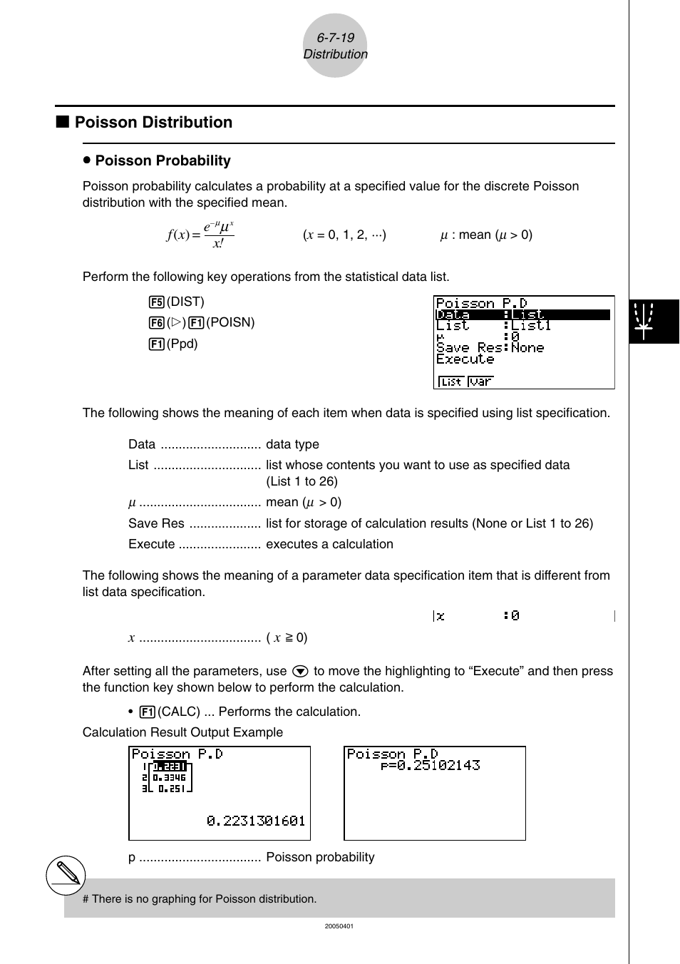 Kk poisson distribution | Casio fx-9860G SD User Manual | Page 365 / 596