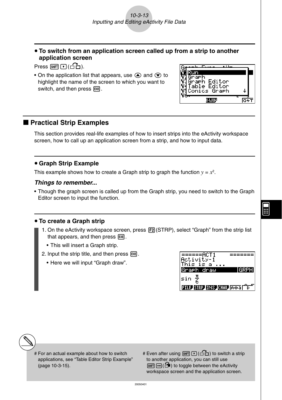 K practical strip examples | Casio fx-9860G SD User Manual | Page 520 / 596