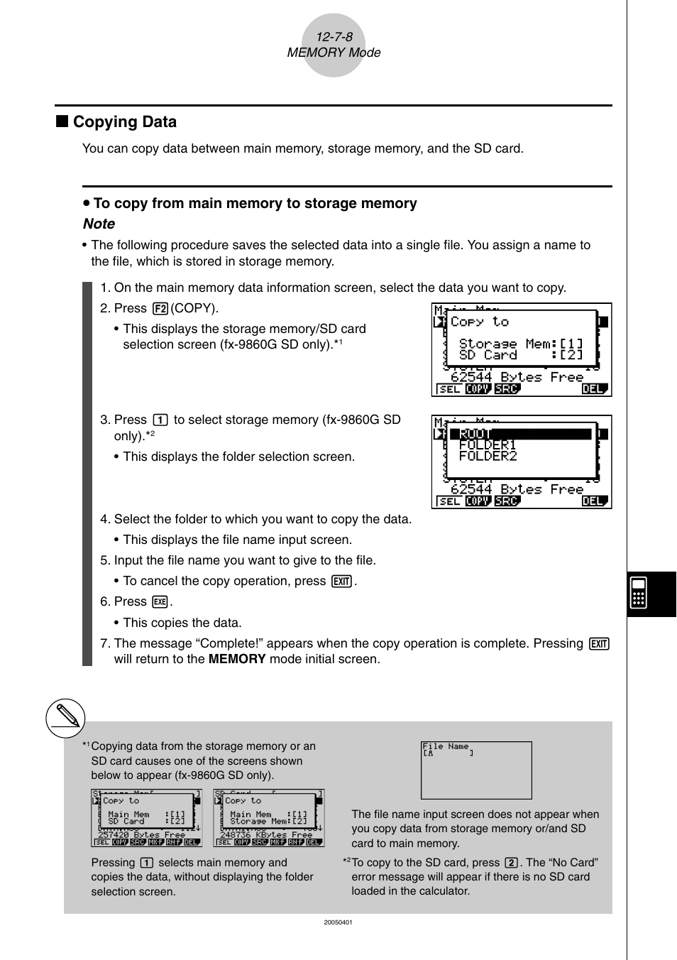 K copying data | Casio fx-9860G SD User Manual | Page 561 / 596