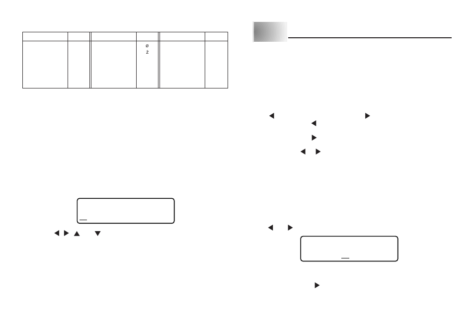 Part 4 deleting and inserting characters, Moving the cursor, Deleting individual characters | Special symbols | Casio KL-7200 User Manual | Page 12 / 28