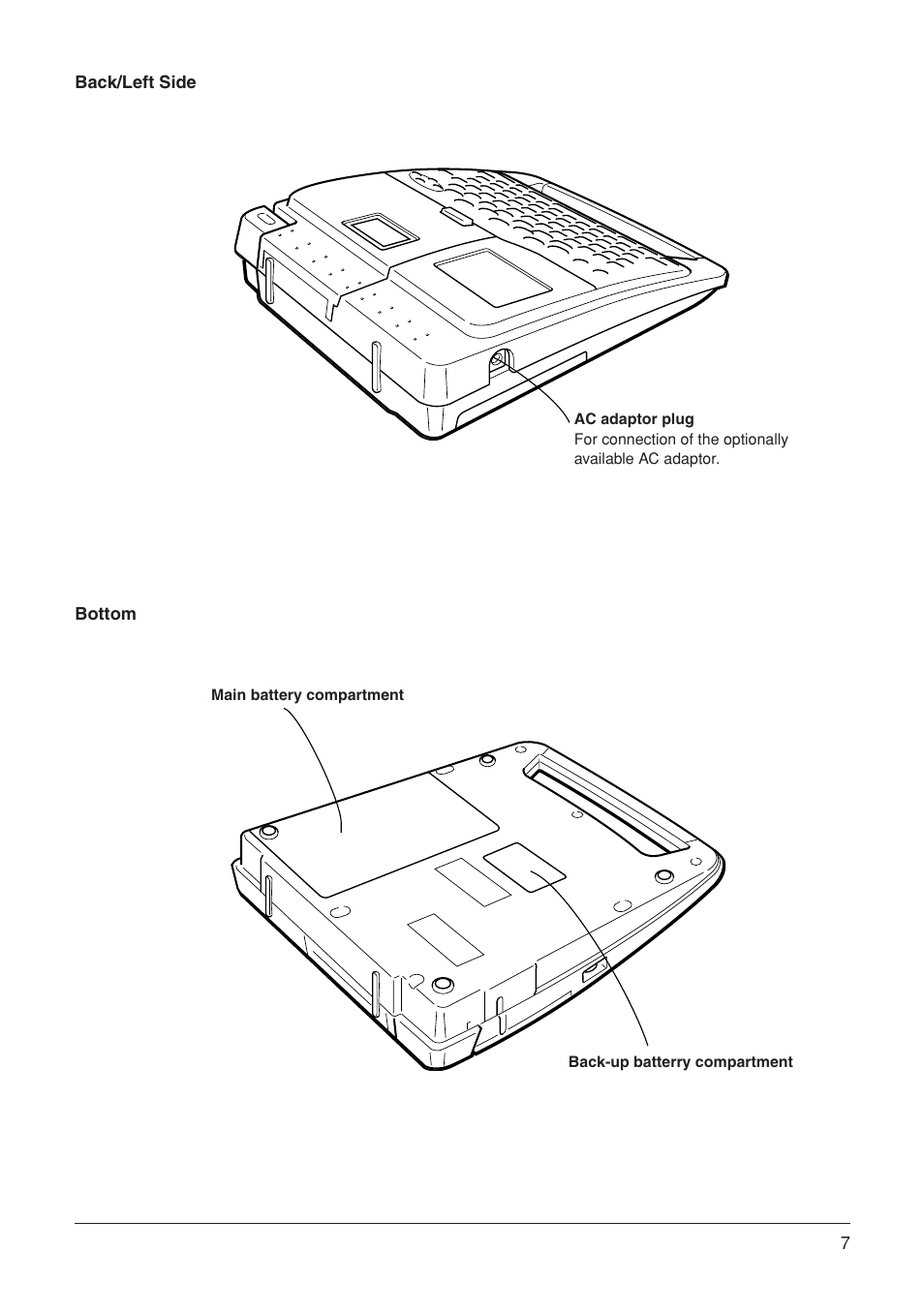 Casio KL-7000 User Manual | Page 8 / 81