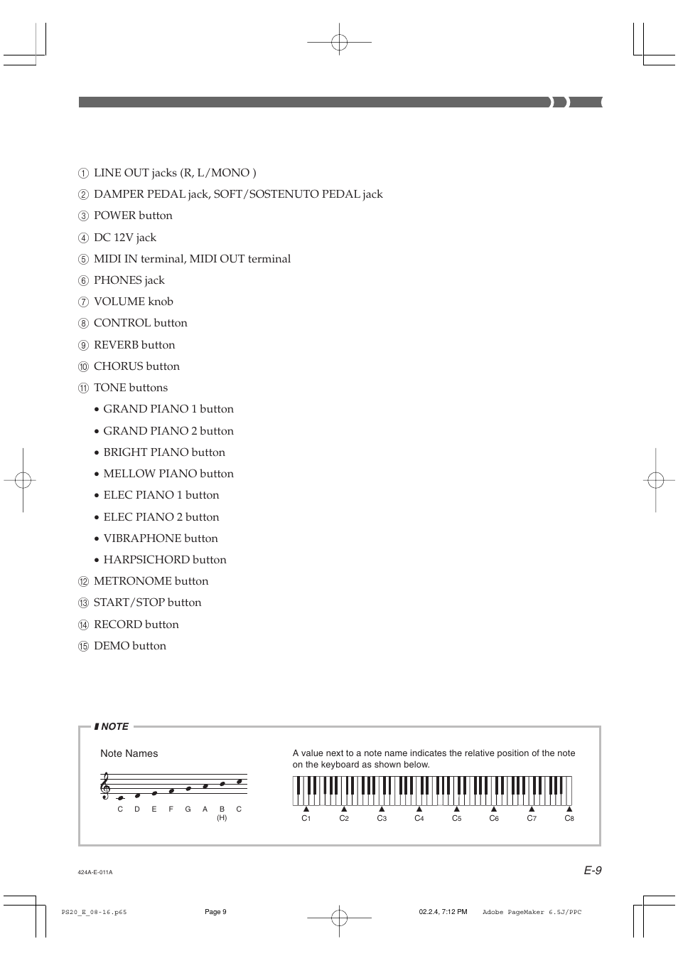 Casio PS-20 User Manual | Page 11 / 40