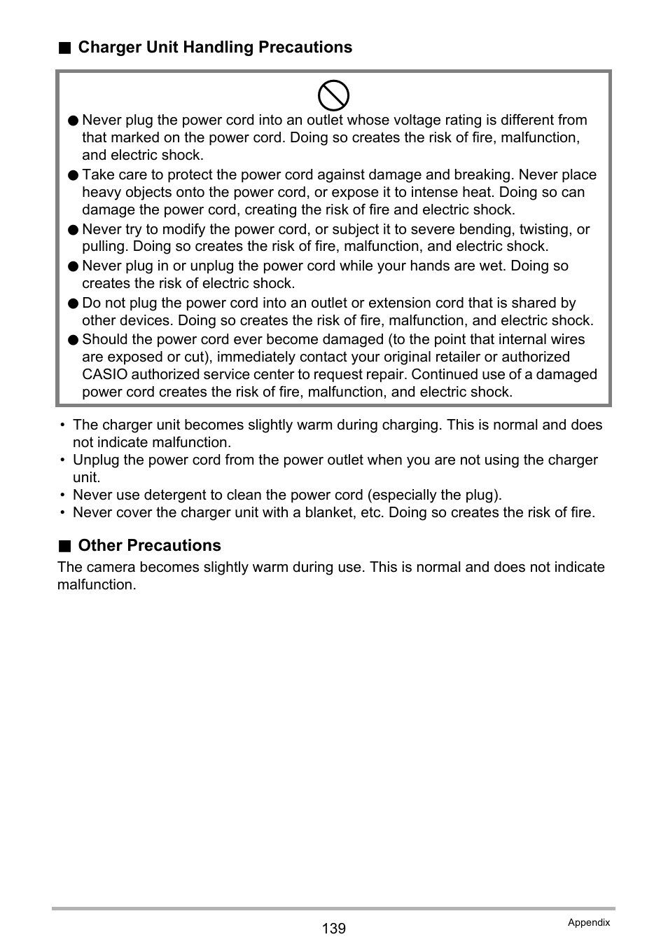 Casio EX-Z20 User Manual | Page 139 / 165