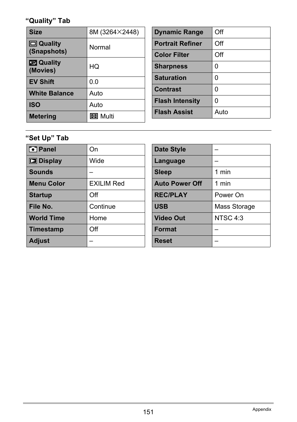 151) ar, Ge 151) | Casio EX-Z20 User Manual | Page 151 / 165