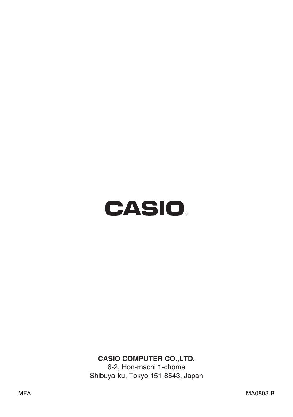 Casio EX-Z20 User Manual | Page 165 / 165