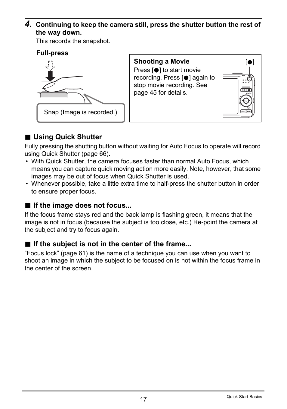 Casio EX-Z20 User Manual | Page 17 / 165
