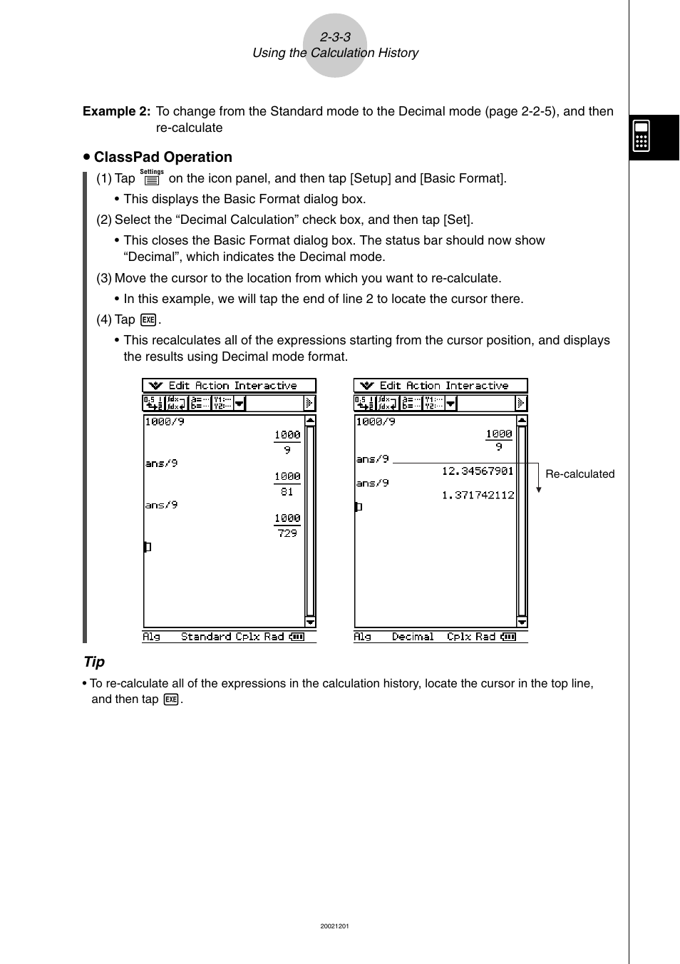 Casio ClassPad 300 User Manual | Page 106 / 670