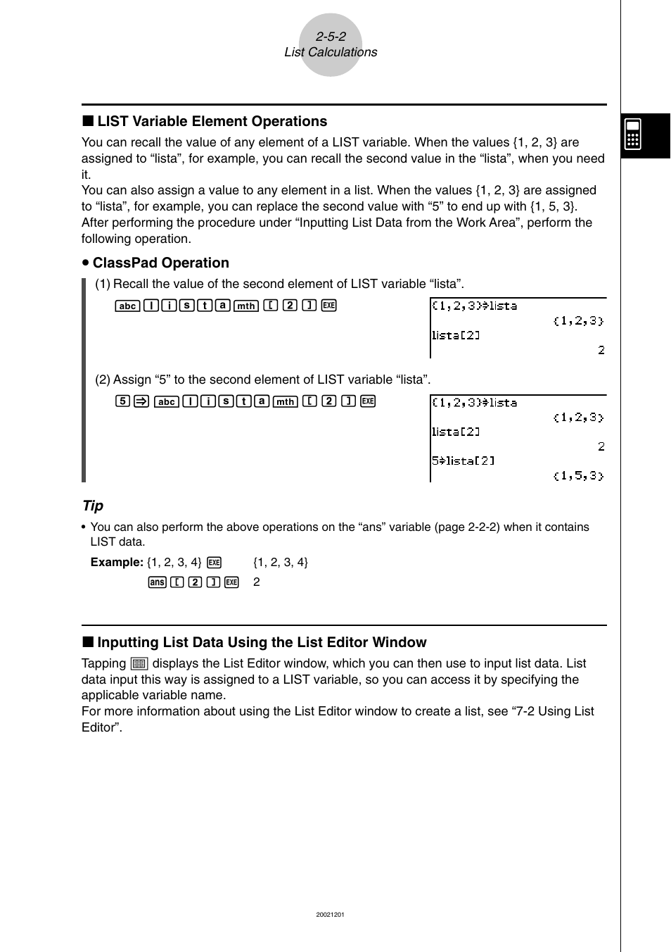 Casio ClassPad 300 User Manual | Page 121 / 670