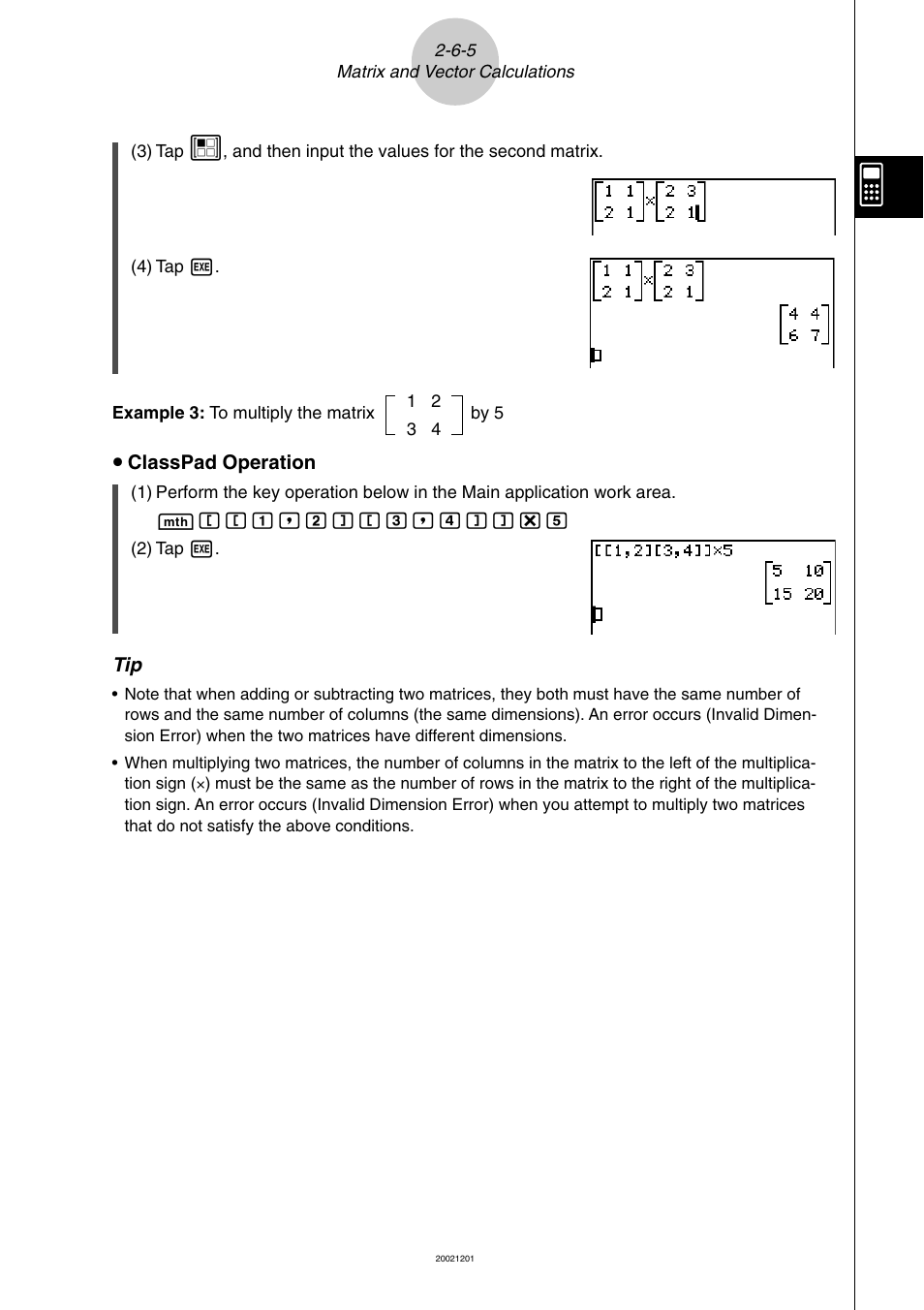 Casio ClassPad 300 User Manual | Page 127 / 670