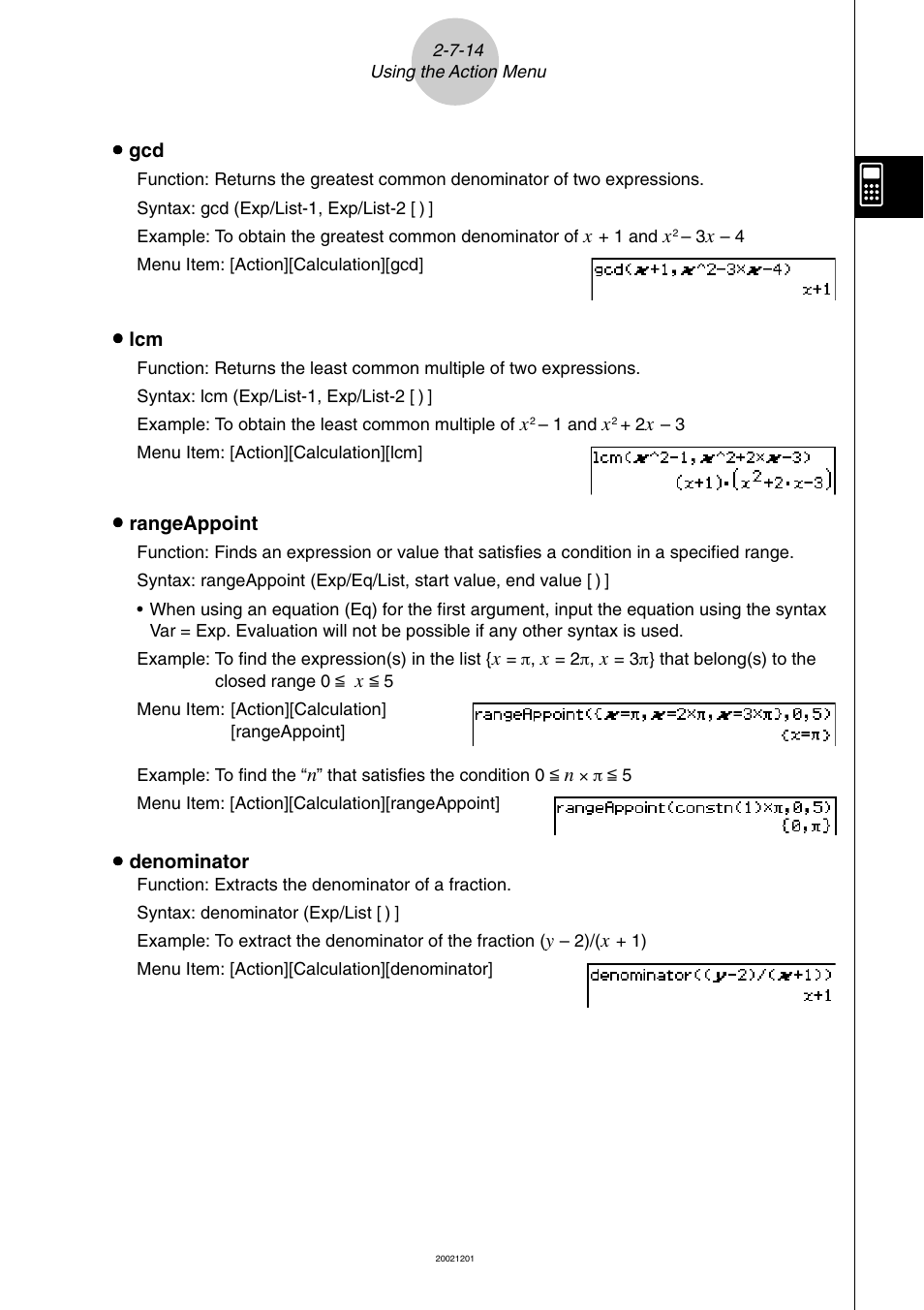 Casio ClassPad 300 User Manual | Page 142 / 670