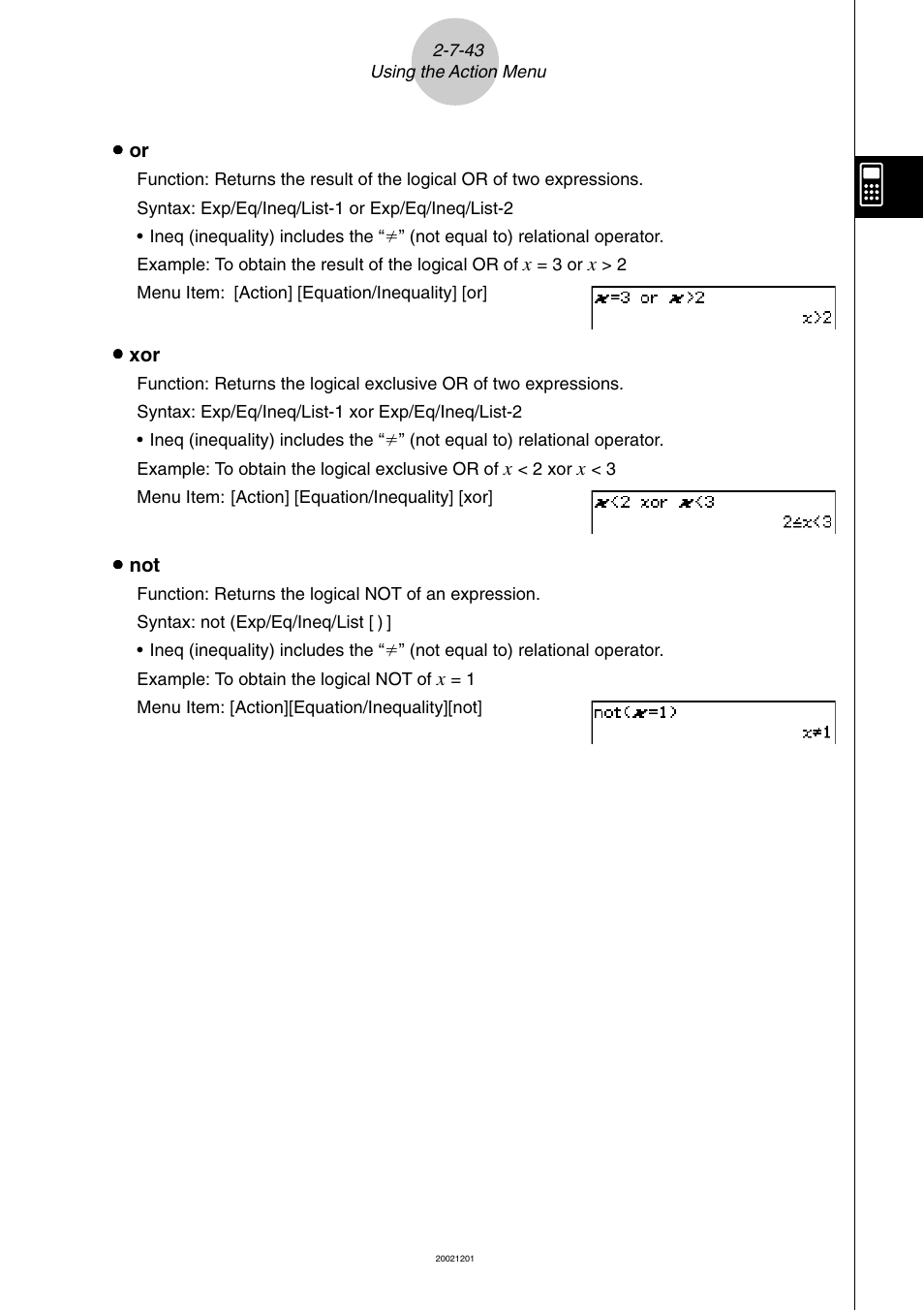 Casio ClassPad 300 User Manual | Page 171 / 670