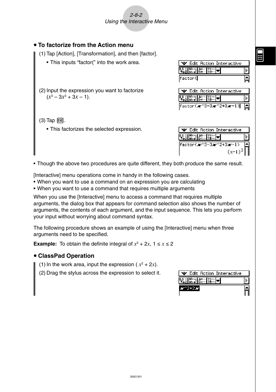 Casio ClassPad 300 User Manual | Page 174 / 670