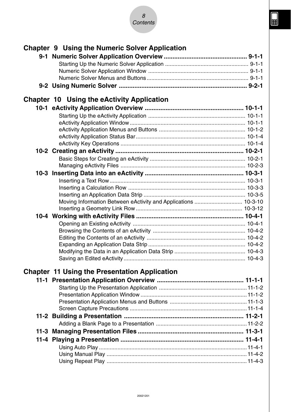 Casio ClassPad 300 User Manual | Page 19 / 670