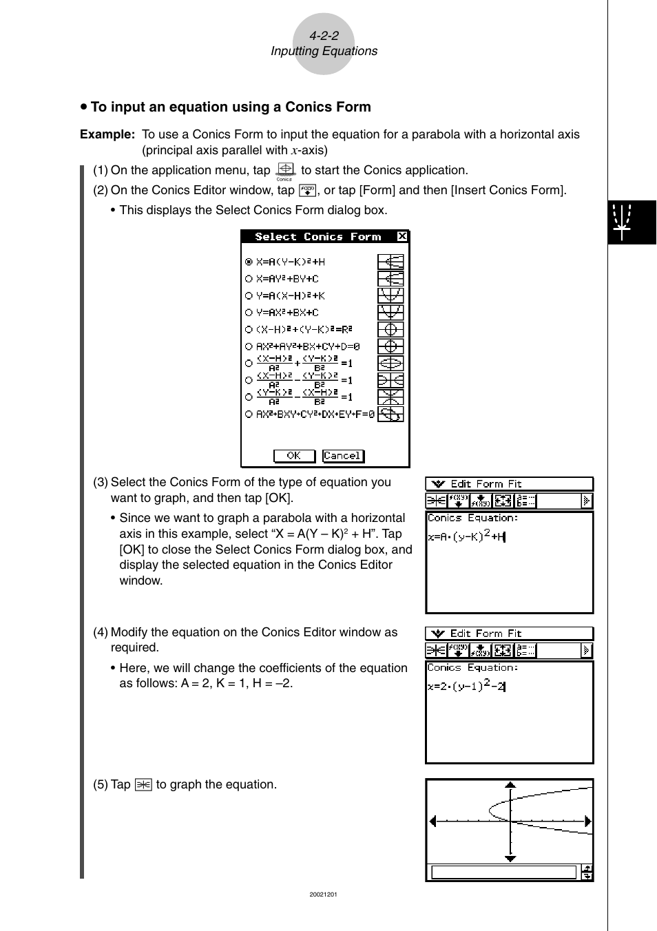 Casio ClassPad 300 User Manual | Page 268 / 670