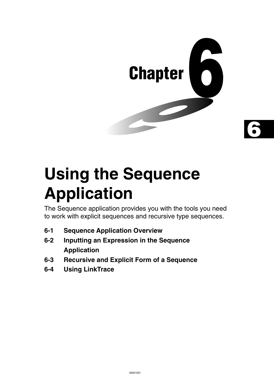 Chapter 6 using the sequence application, Chapter, Using the sequence application | Casio ClassPad 300 User Manual | Page 299 / 670