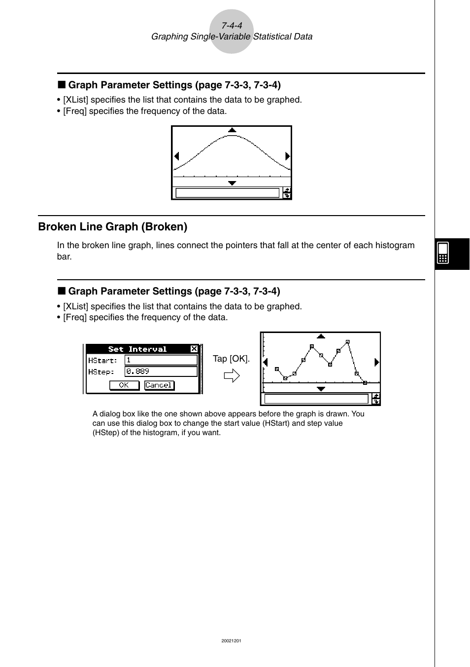 Broken line graph (broken) -4-4 | Casio ClassPad 300 User Manual | Page 335 / 670