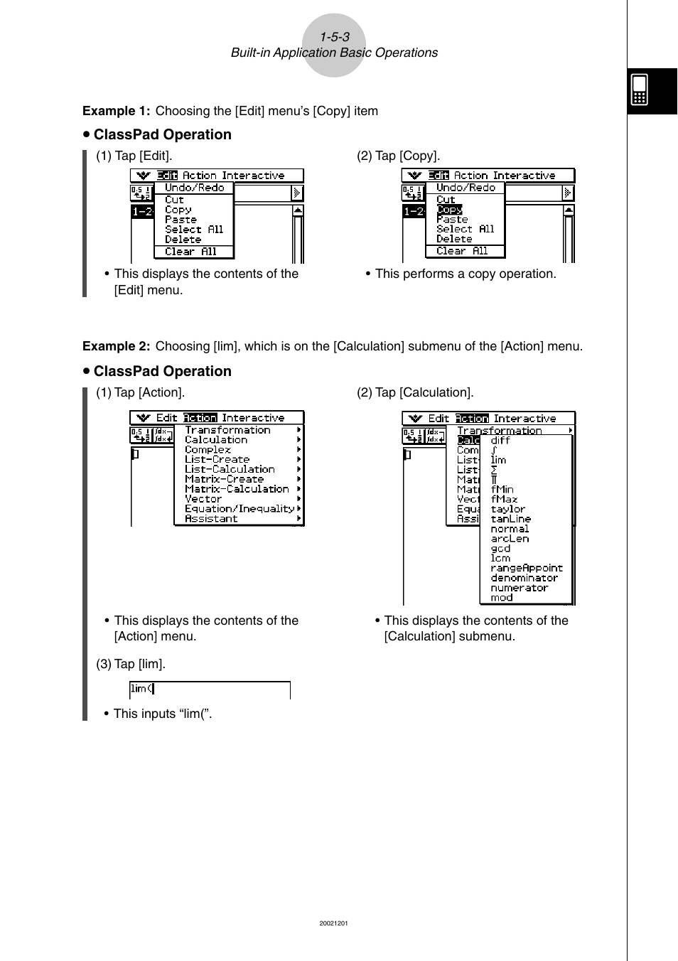 Casio ClassPad 300 User Manual | Page 40 / 670