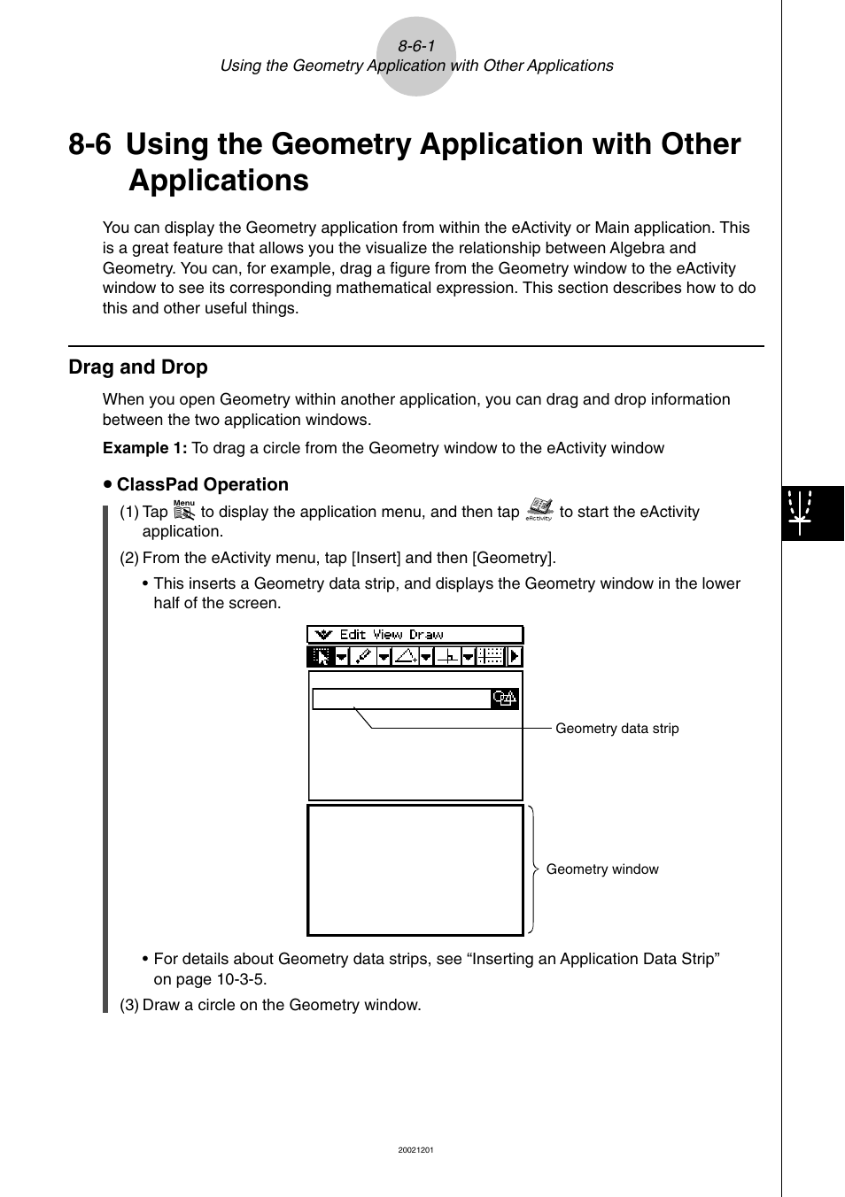 Drag and drop -6-1 | Casio ClassPad 300 User Manual | Page 445 / 670