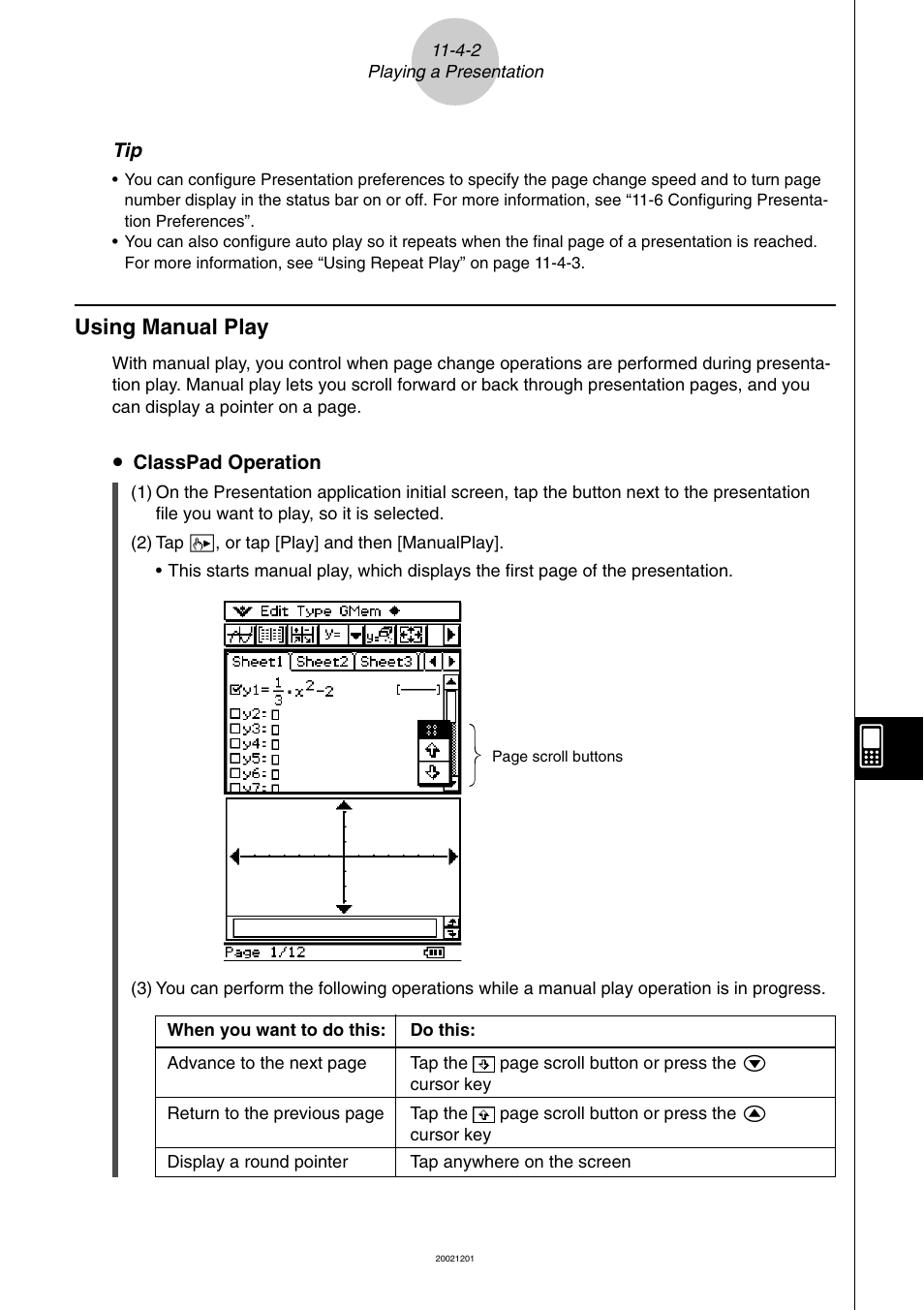 Using manual play -4-2, Using manual play | Casio ClassPad 300 User Manual | Page 496 / 670