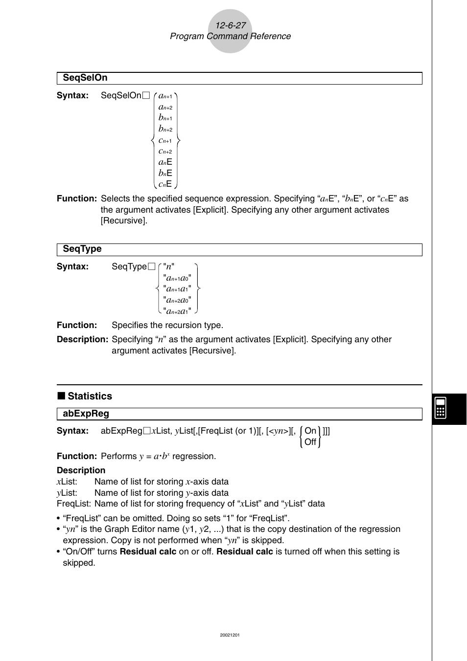 Casio ClassPad 300 User Manual | Page 562 / 670