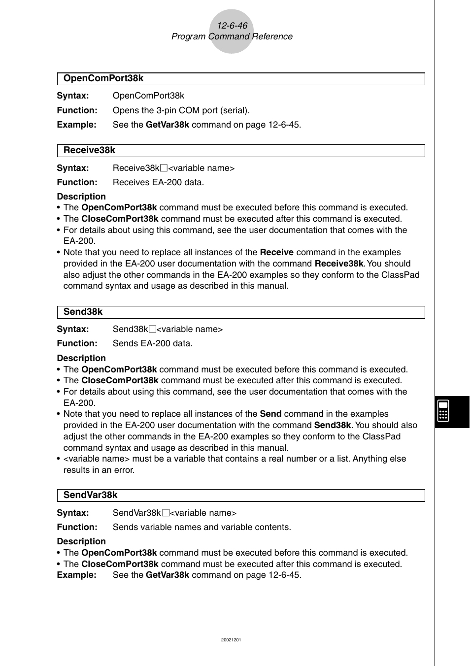 Casio ClassPad 300 User Manual | Page 581 / 670