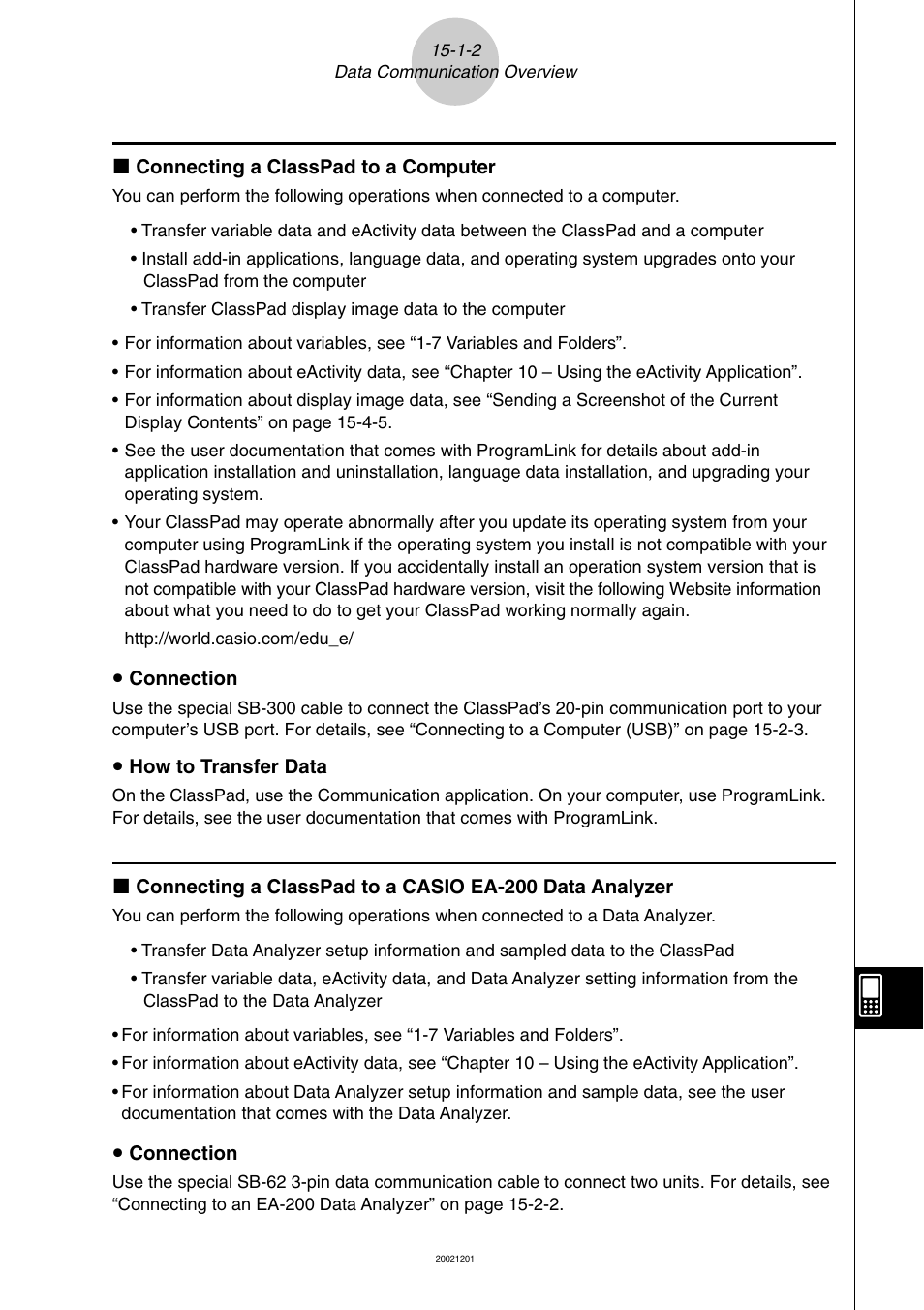 Casio ClassPad 300 User Manual | Page 619 / 670