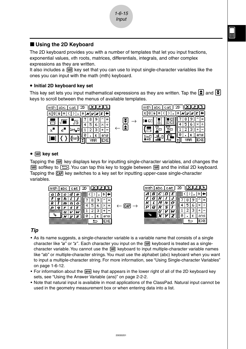 Casio ClassPad 300 User Manual | Page 63 / 670