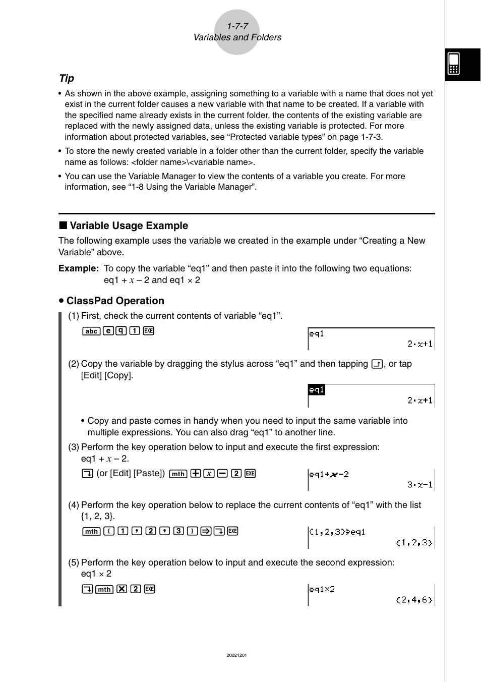 Casio ClassPad 300 User Manual | Page 72 / 670