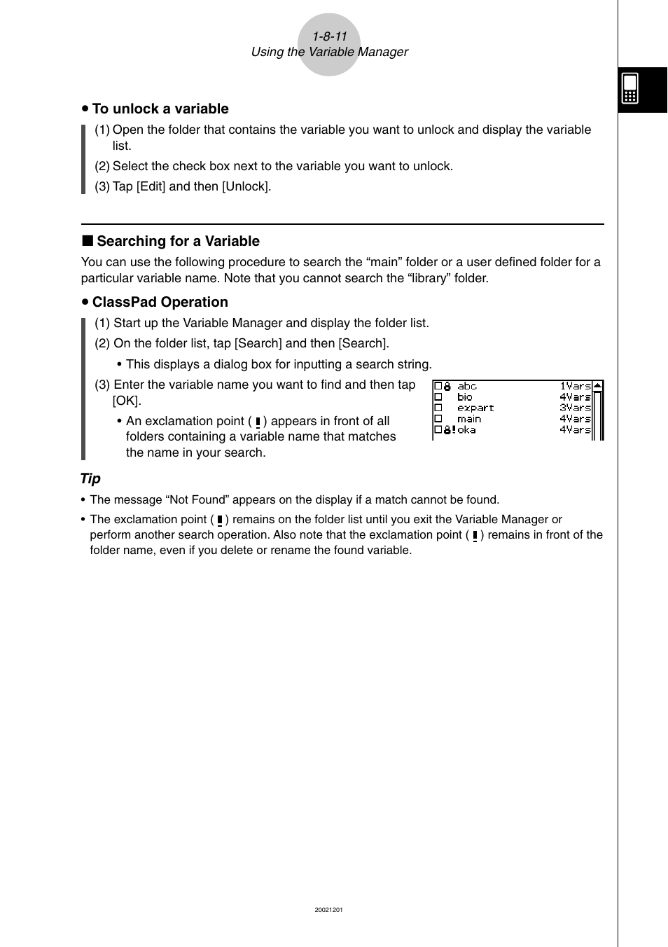 Casio ClassPad 300 User Manual | Page 87 / 670