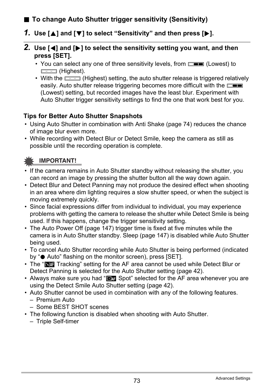 Casio EX-H30 User Manual | Page 73 / 196