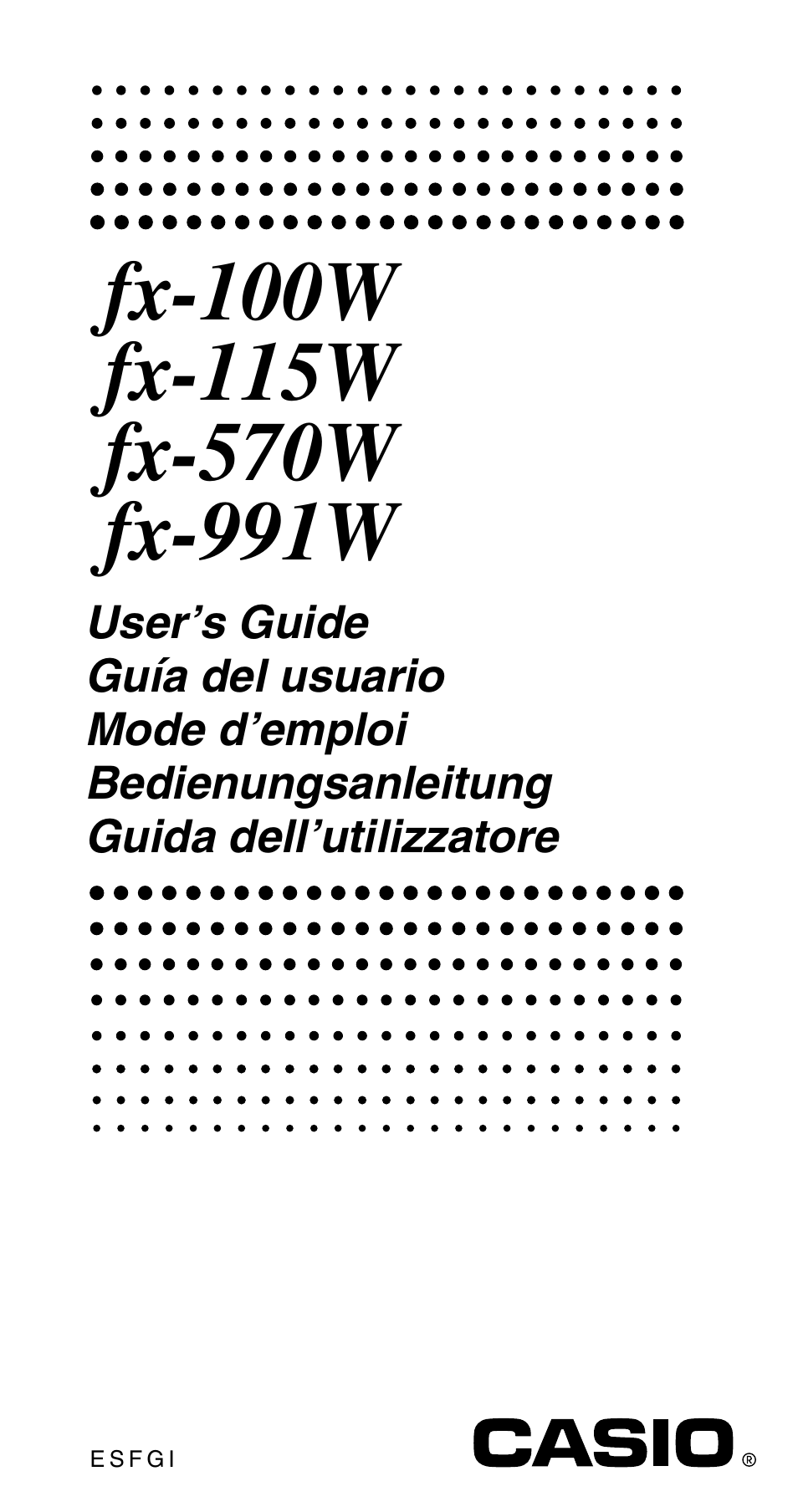 Casio fx-115W User Manual | 43 pages