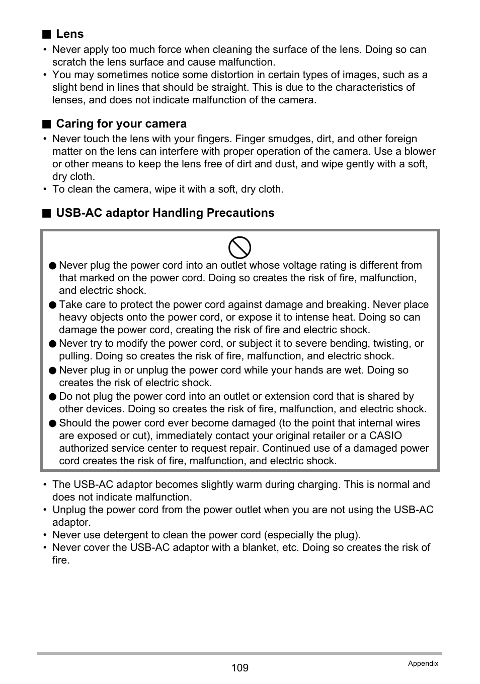 Casio EX-TR100 User Manual | Page 109 / 129