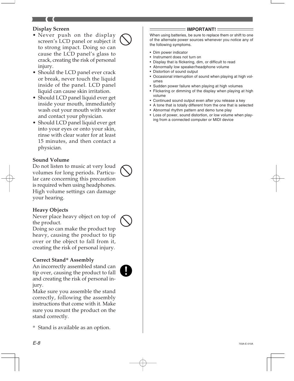 Casio CTK-671 User Manual | Page 10 / 98