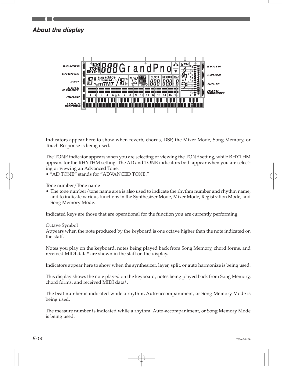 Casio CTK-671 User Manual | Page 16 / 98